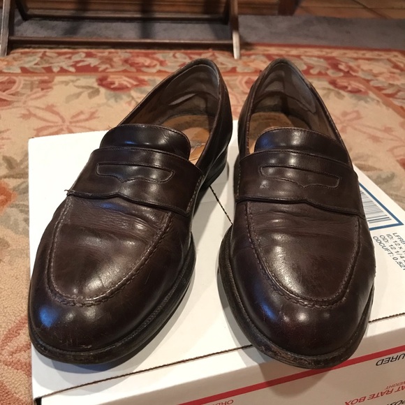 COLE HAAN LEATHER LOAFERS 10E - Picture 1 of 12